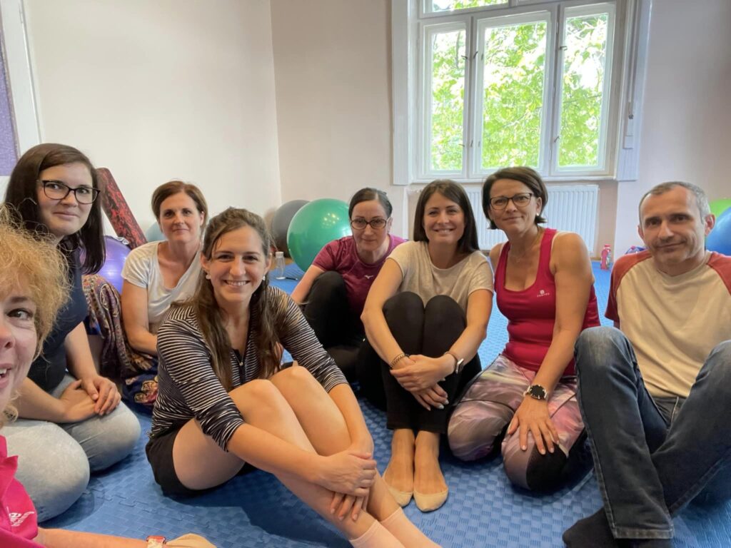 Nyelvlökéses nyelés terápia training csoportkép