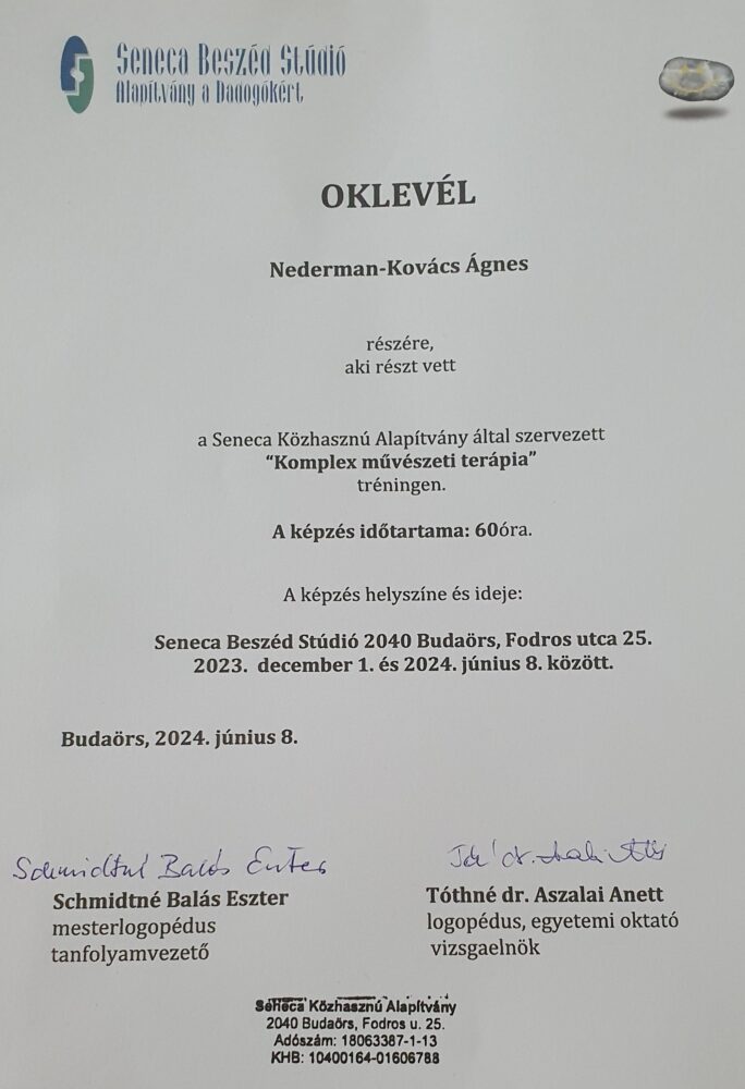 Dadogó gyermekek számára Komplex művészeti terápia